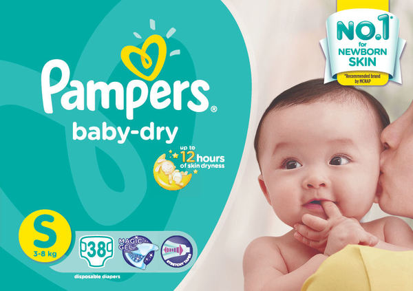 pampers baby dry small